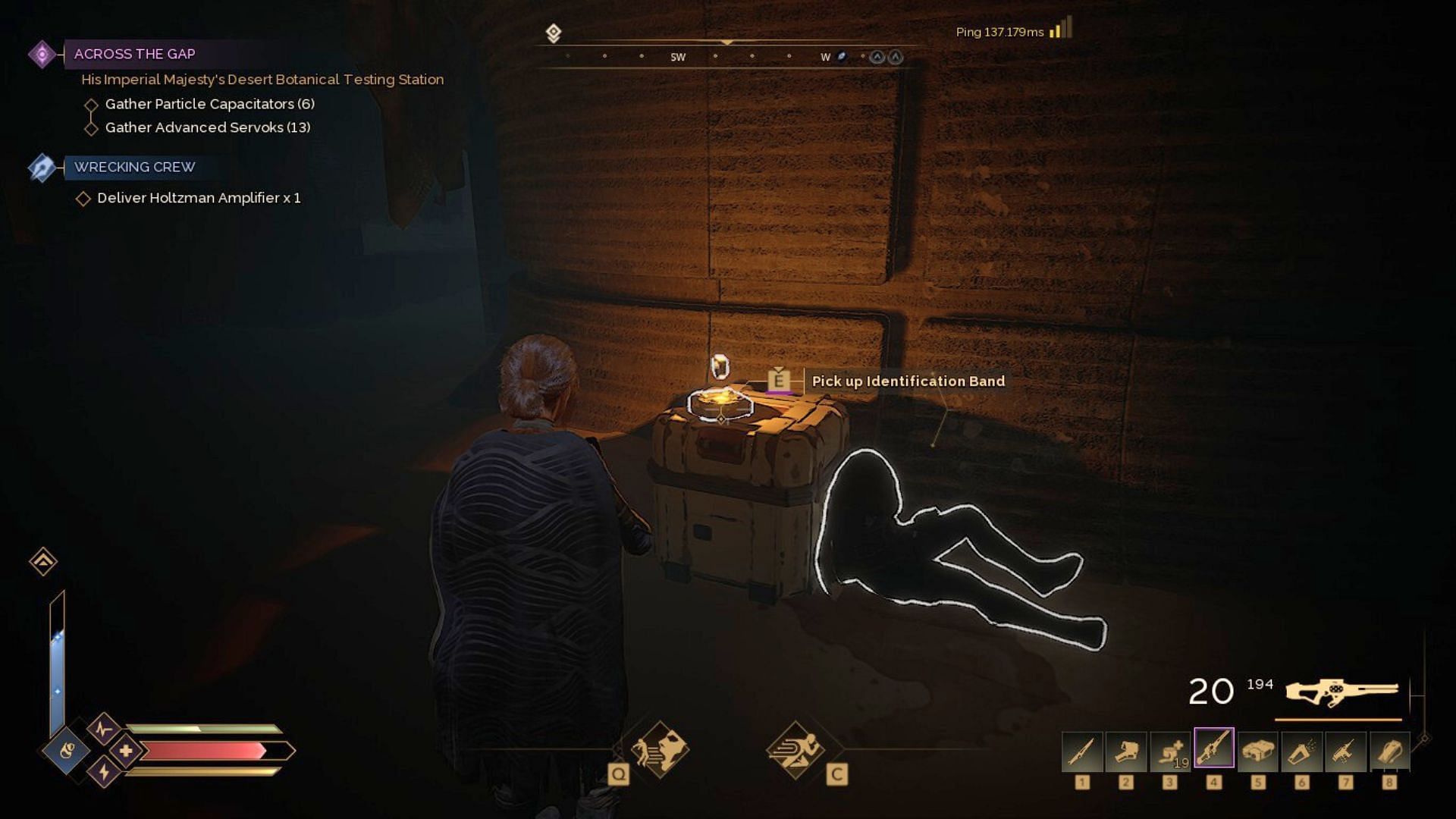 Identification Band and to enter first section (Image via Funcom)